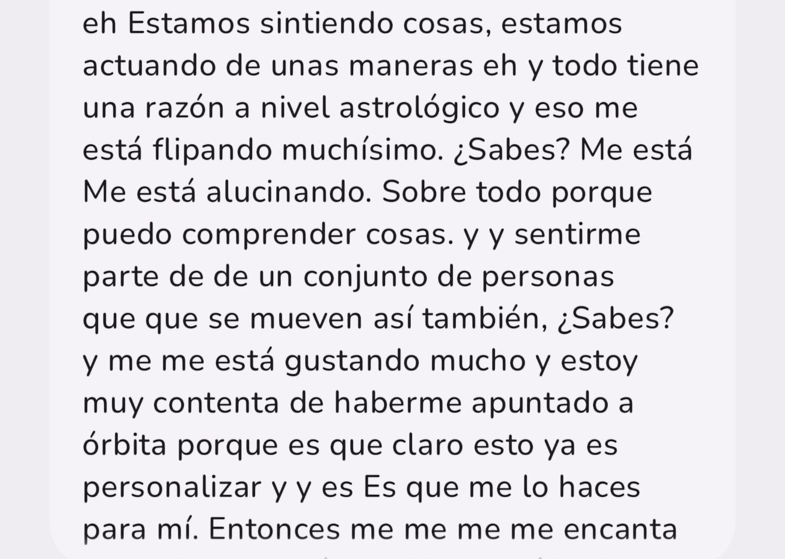 SE SIENTEN MENOS SOLAS