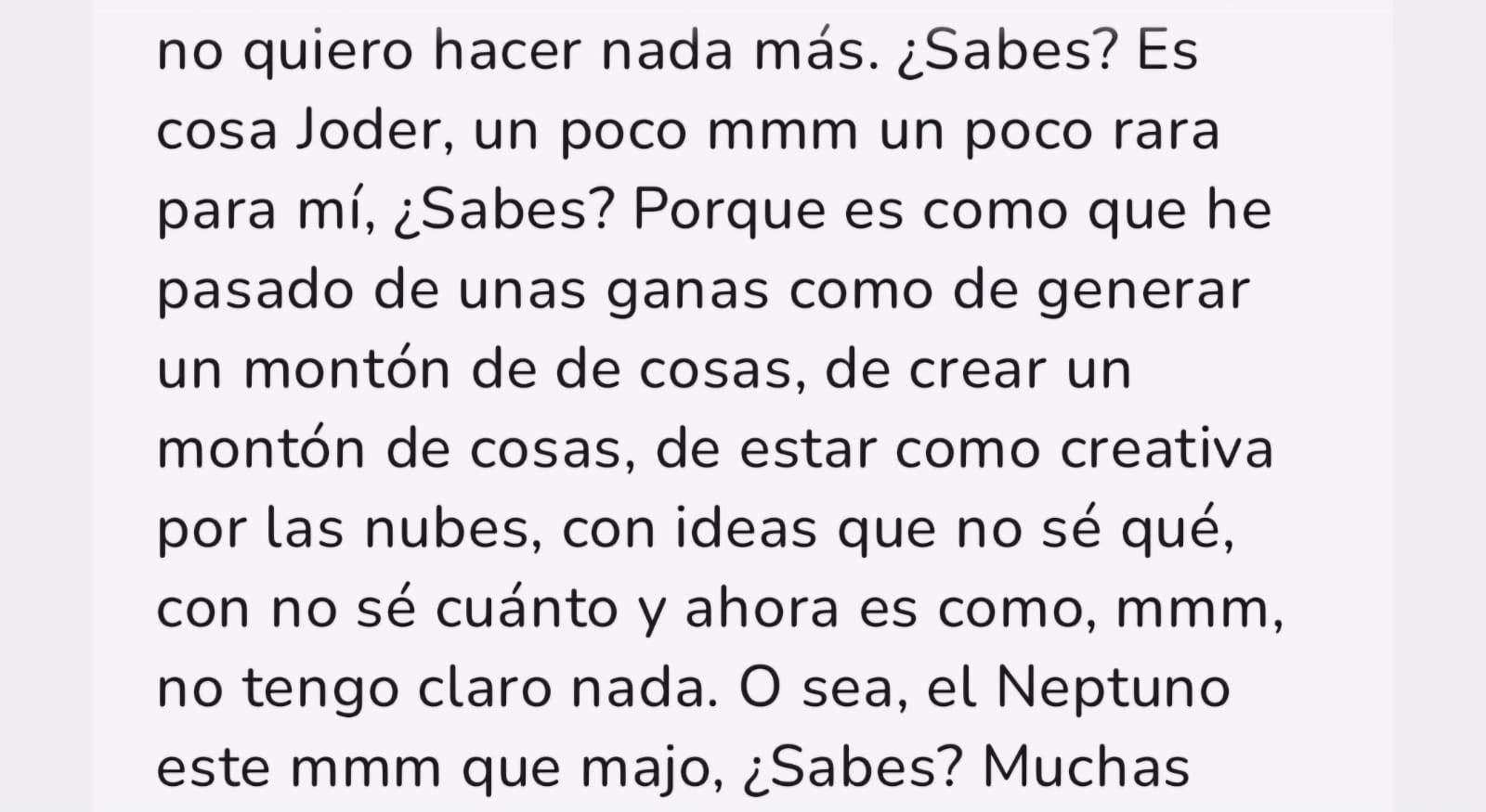 DEJAN DE CULPARSE POR LA FALTA DE CLARIDAD